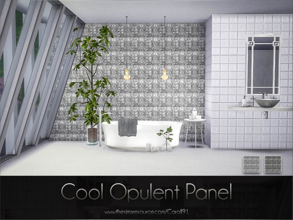  The Sims Resource: Cool Opulent Panel by Caroll91