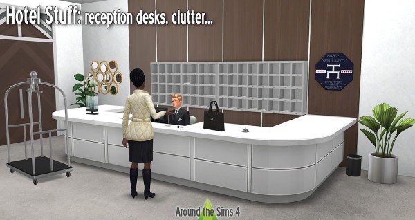 Around The Sims 4: Hotel stuff and clutter