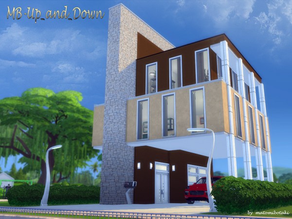  The Sims Resource: Up and Down House by matomibotaki