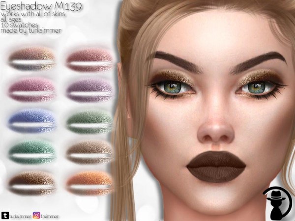  The Sims Resource: Eyeshadow M139 by turksimmer