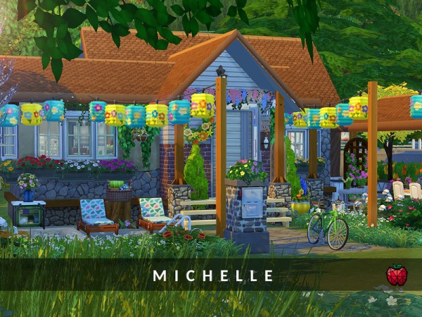  The Sims Resource: Michelle   tiny home   no cc by melapples