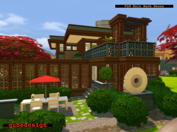  The Sims Resource: FLWs Enis Bach House NO CC by QubeDesign