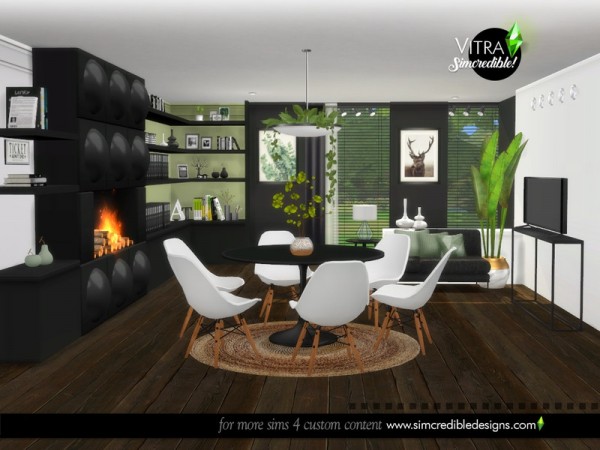  The Sims Resource: Vitra Dining room by SIMcredible!