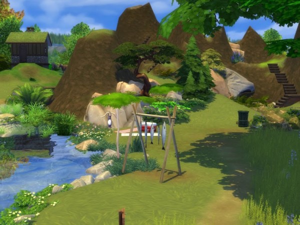  KyriaTs Sims 4 World: The large forest shieling