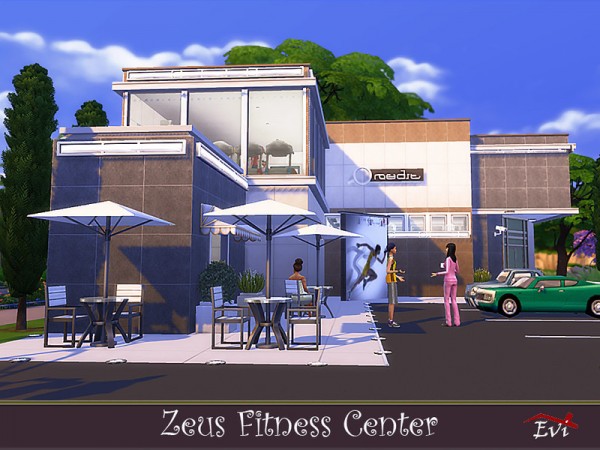  The Sims Resource: Zeus Fitness Center by evi