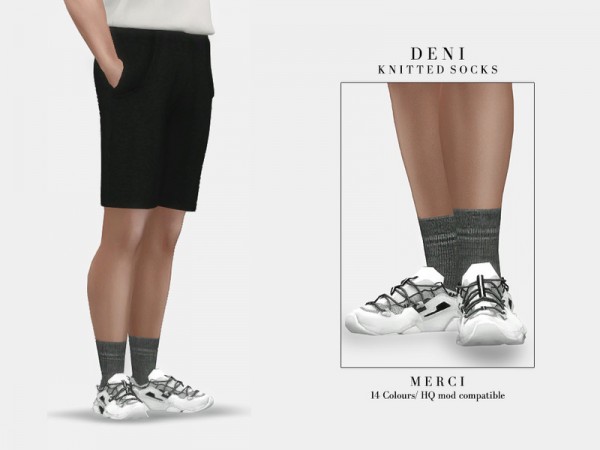  The Sims Resource: Deni Knitted Socks by Merci
