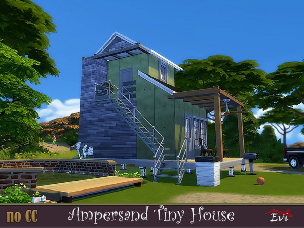  The Sims Resource: The Ampersand Tiny House by evi