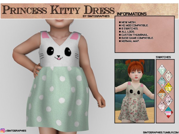  Simtographies: Princess Kitty Dress