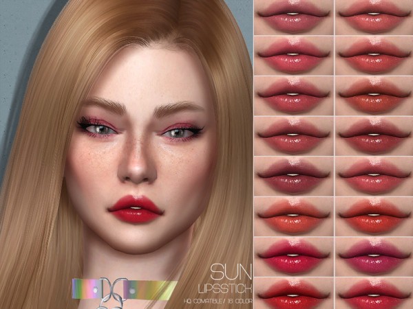  The Sims Resource: Sun Lipstick by Lisaminicatsims