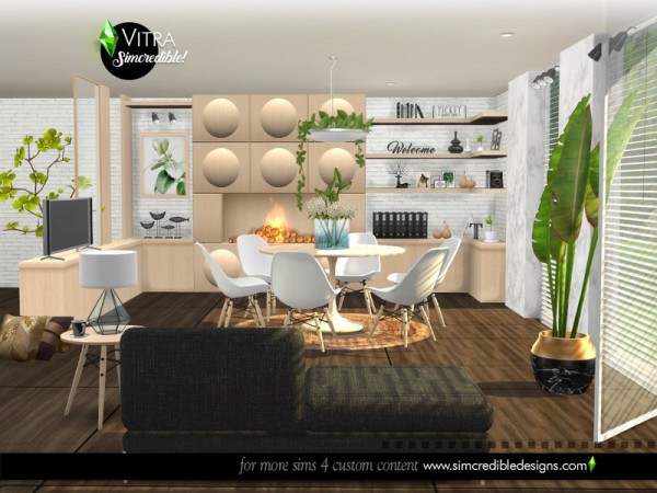  The Sims Resource: Vitra Dining room by SIMcredible!