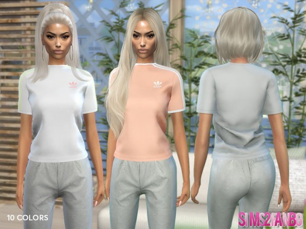  The Sims Resource: 397   Sporty T Shirt by sims2fanbg