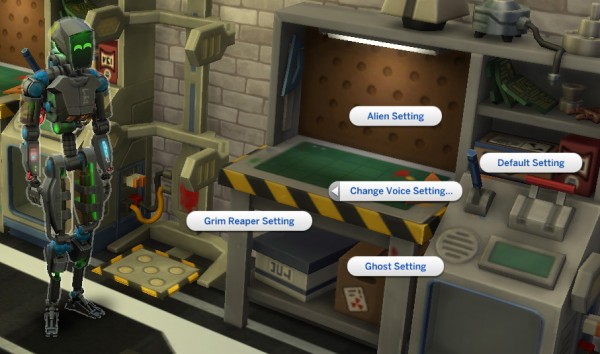  Mod The Sims: Servo Voice Changing Option by SweeneyTodd