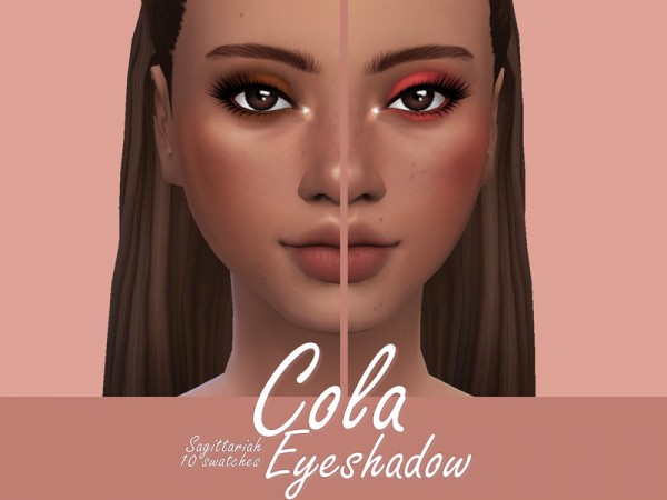  The Sims Resource: Cola Eyeshadow by Sagittariah