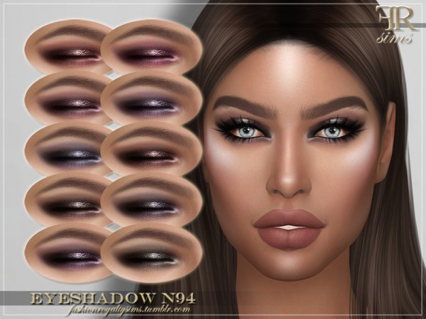  The Sims Resource: Eyeshadow N94 by FashionRoyaltySims