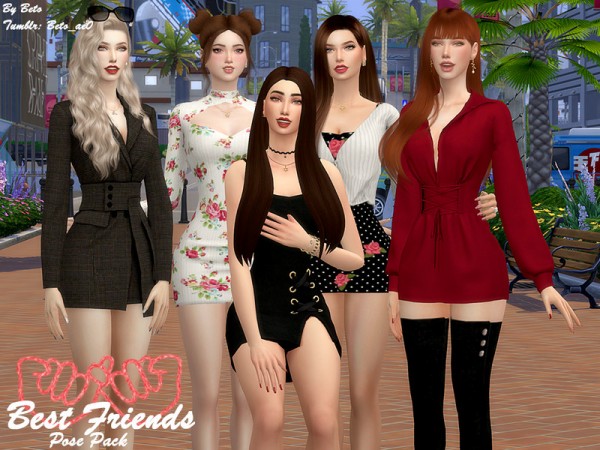  The Sims Resource: Best Friend   Pose pack by Beto ae0