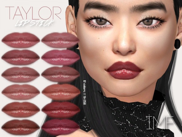  The Sims Resource: Taylor Lipstick N.258 by IzzieMcFire