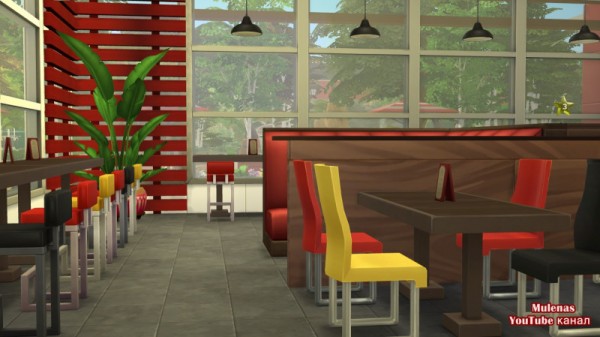  Sims 3 by Mulena: KFC Restaurant