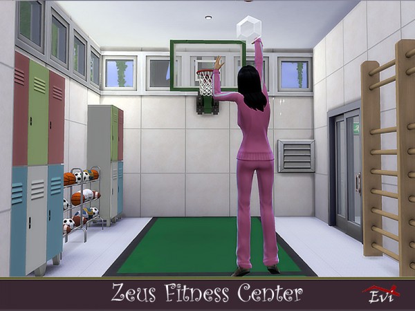  The Sims Resource: Zeus Fitness Center by evi