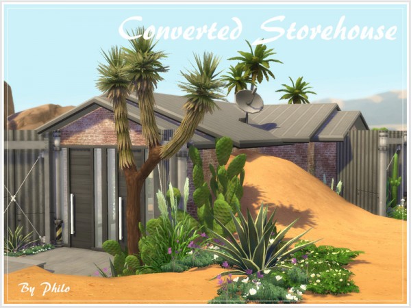  The Sims Resource: Converted Storehouse (No CC) by philo