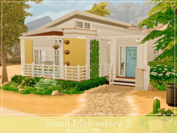  The Sims Resource: Small Midcentury 2 by Mini Simmer