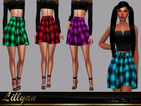  The Sims Resource: Skirt Monique by LYLLYAN
