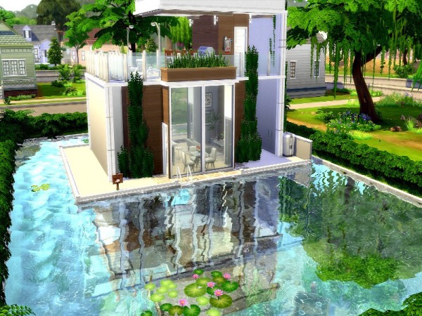  The Sims Resource: Poolhouse   No CC by GenkaiHaretsu