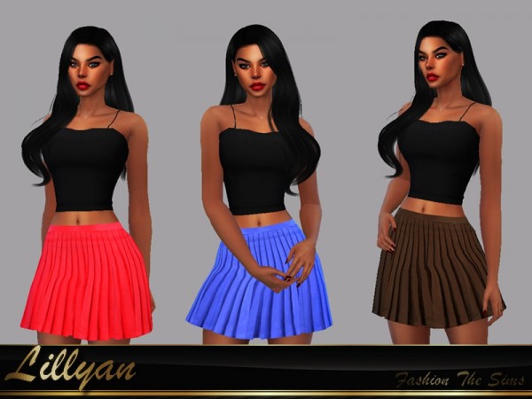  The Sims Resource: Isla Skirt by LYLLYAN