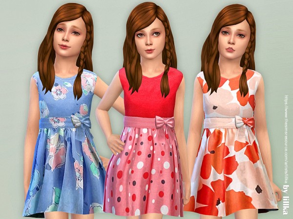  The Sims Resource: Girls Dresses Collection P139by lillka