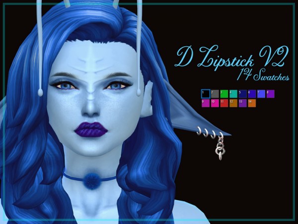  The Sims Resource: Lipstick V2 by Reevaly
