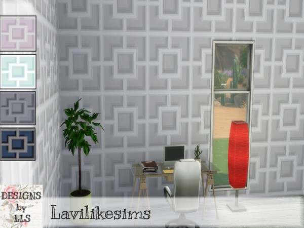  The Sims Resource: Square Panels by lavilikesims