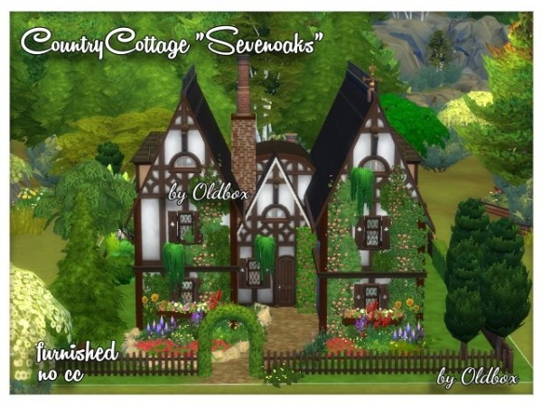  All4Sims: Country Cottage Sevenoaks by Oldbox