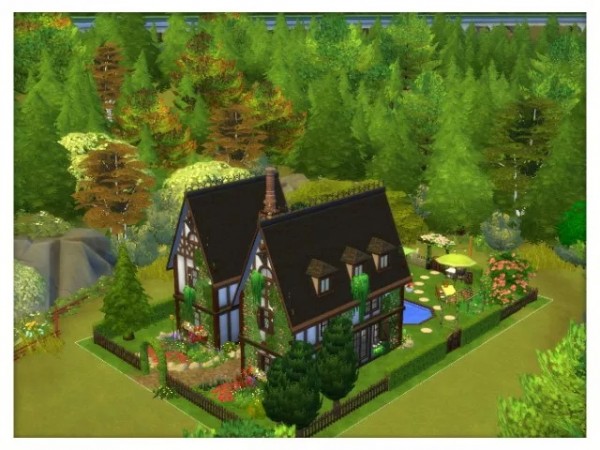  All4Sims: Country Cottage Sevenoaks by Oldbox
