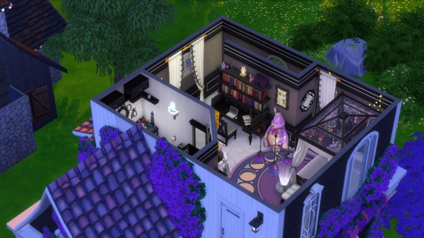  Mod The Sims: Ianthe   the violet house (no CC) by LigS