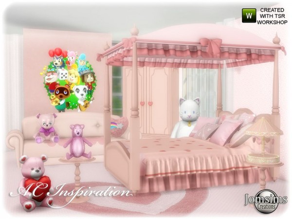  The Sims Resource: AC inspiration set bedroom by jomsims