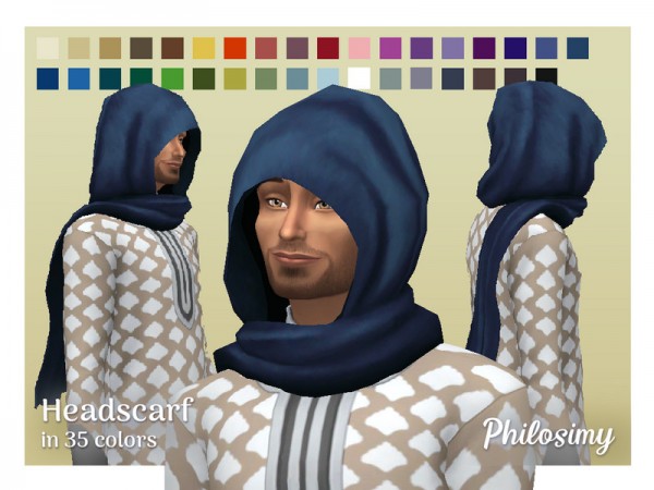  The Sims Resource: Great Headscarf by Philosimy