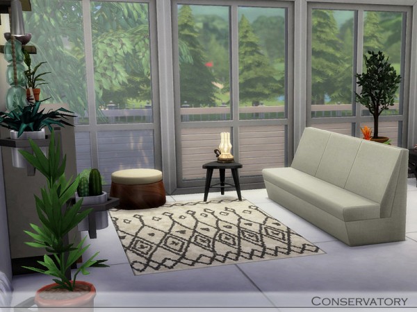  The Sims Resource: Modern Brick House II by Ms Jessie