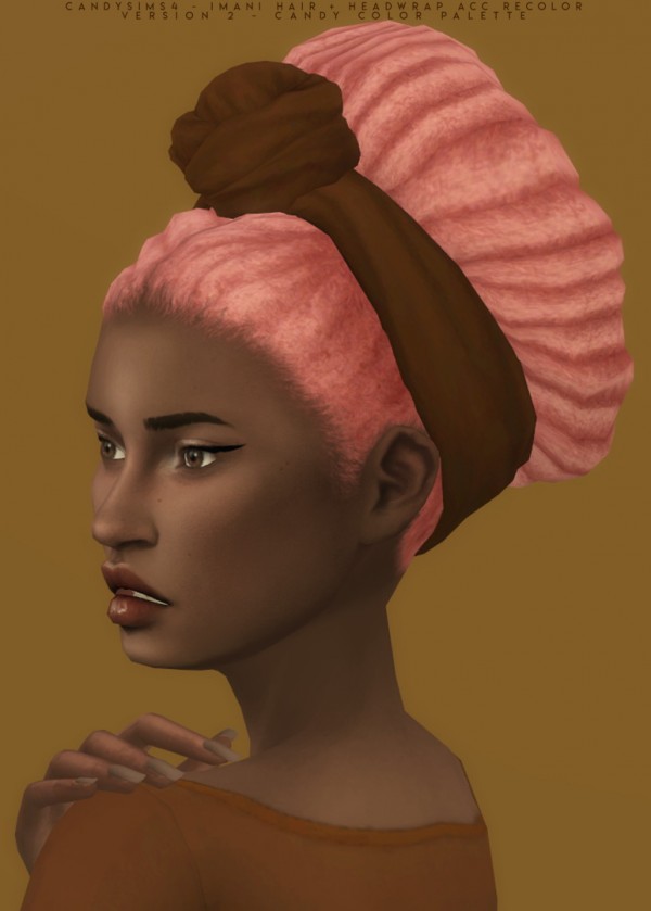  Candy Sims 4: Imani Hairstyle