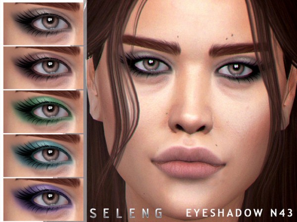  The Sims Resource: Eyeshadow N43 by Seleng