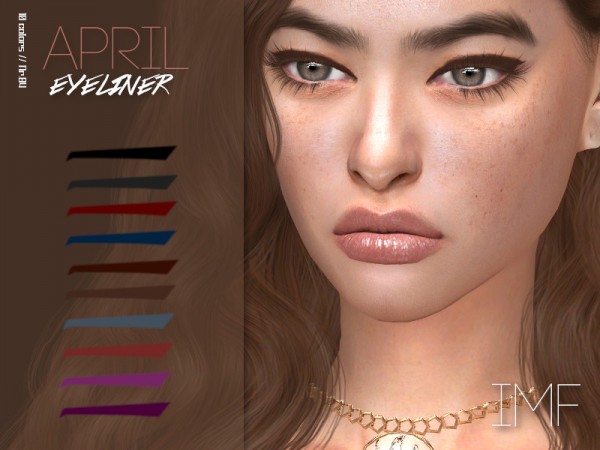  The Sims Resource: April Eyeliner N.84 by IzzieMcFire