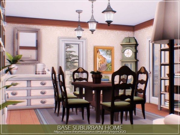  The Sims Resource: Base Suburban Home by MychQQQ