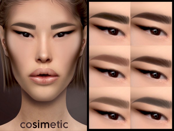  The Sims Resource: Eyebrows N1 by cosimetic