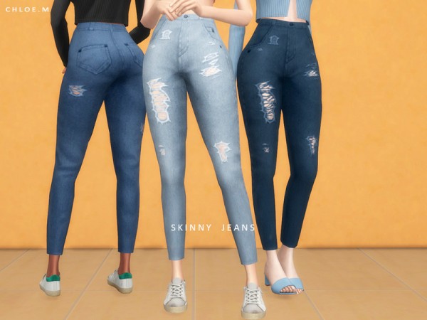  The Sims Resource: Skinny Jeans by ChloeM