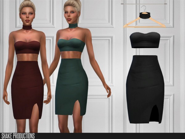 The Sims Resource: 422 Dress by ShakeProductions • Sims 4 Downloads