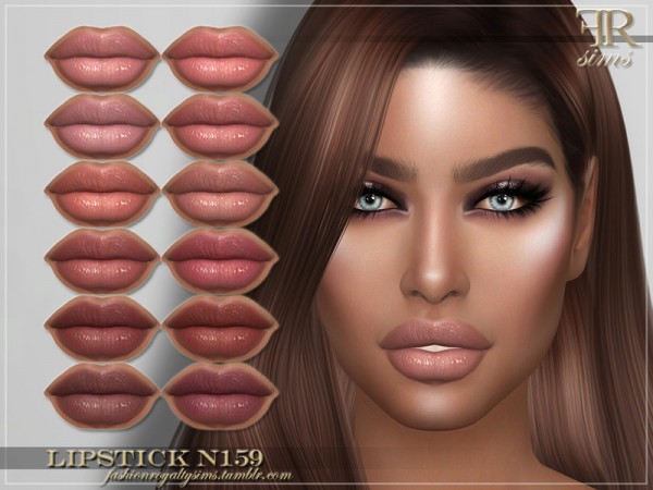  The Sims Resource: Lipstick N159 by FashionRoyaltySims