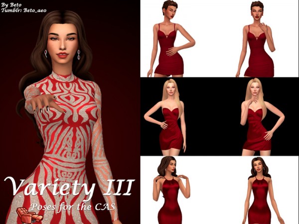  The Sims Resource: Variety III   Poses for the CAS by Beto ae0