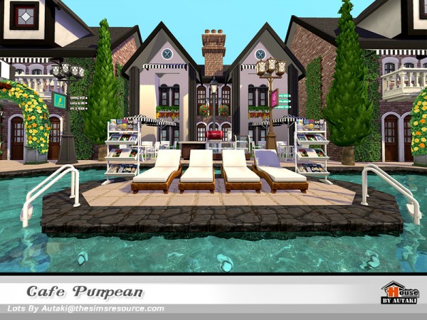  The Sims Resource: Cafe Punpean NoCC by autaki