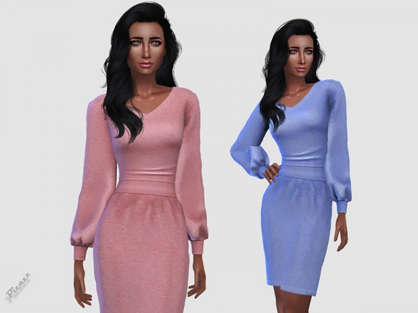  The Sims Resource: Tanya Dress by pizazz