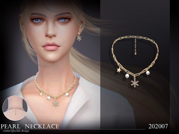 The Sims Resource: LL Necklace 202007 by S Club