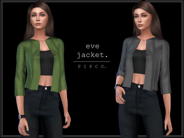  The Sims Resource: Eve jacket by Pipco