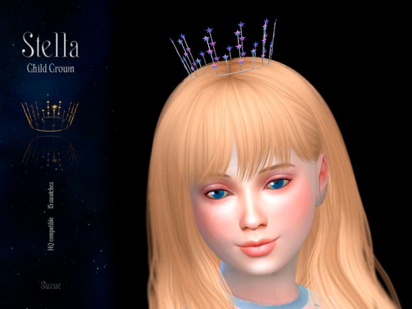  The Sims Resource: Stella Child Crown by Suzue